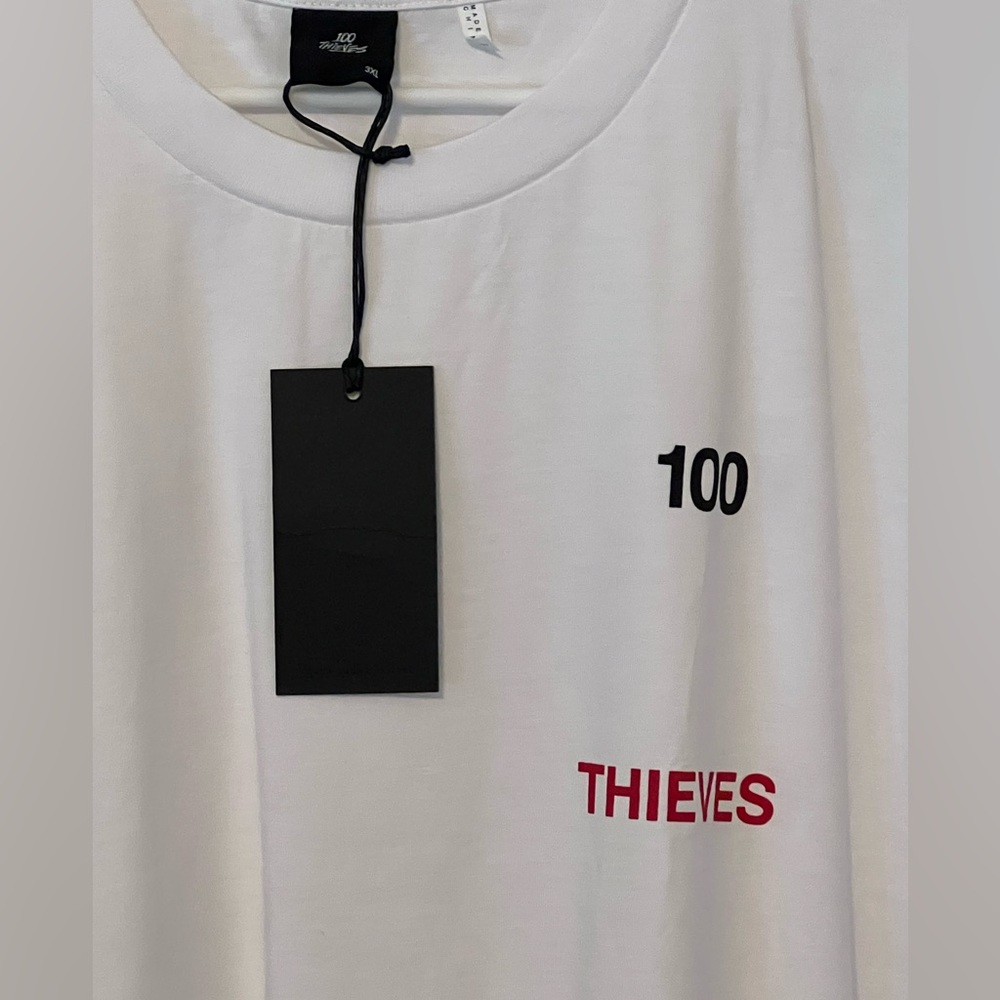 100 Thieves Numbers T-Shirt - Picture 4 of 6